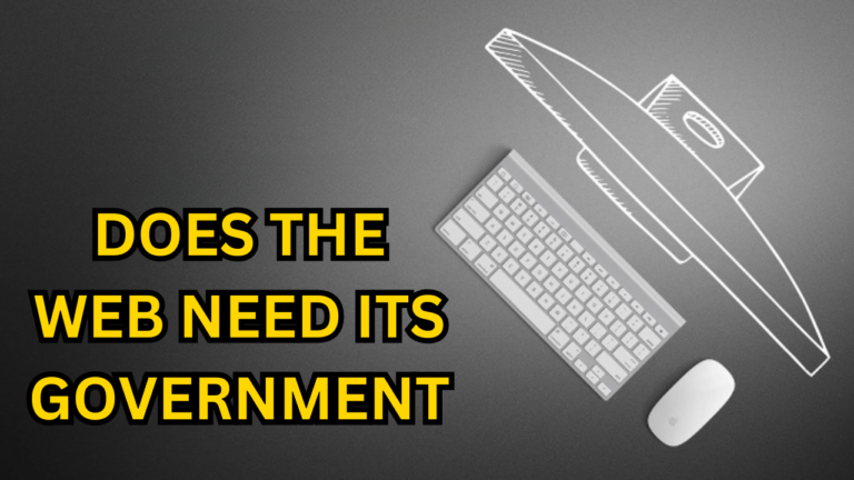 Does the Web Need Its Government?